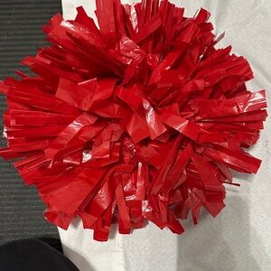 Vibrant Red Pom Pom